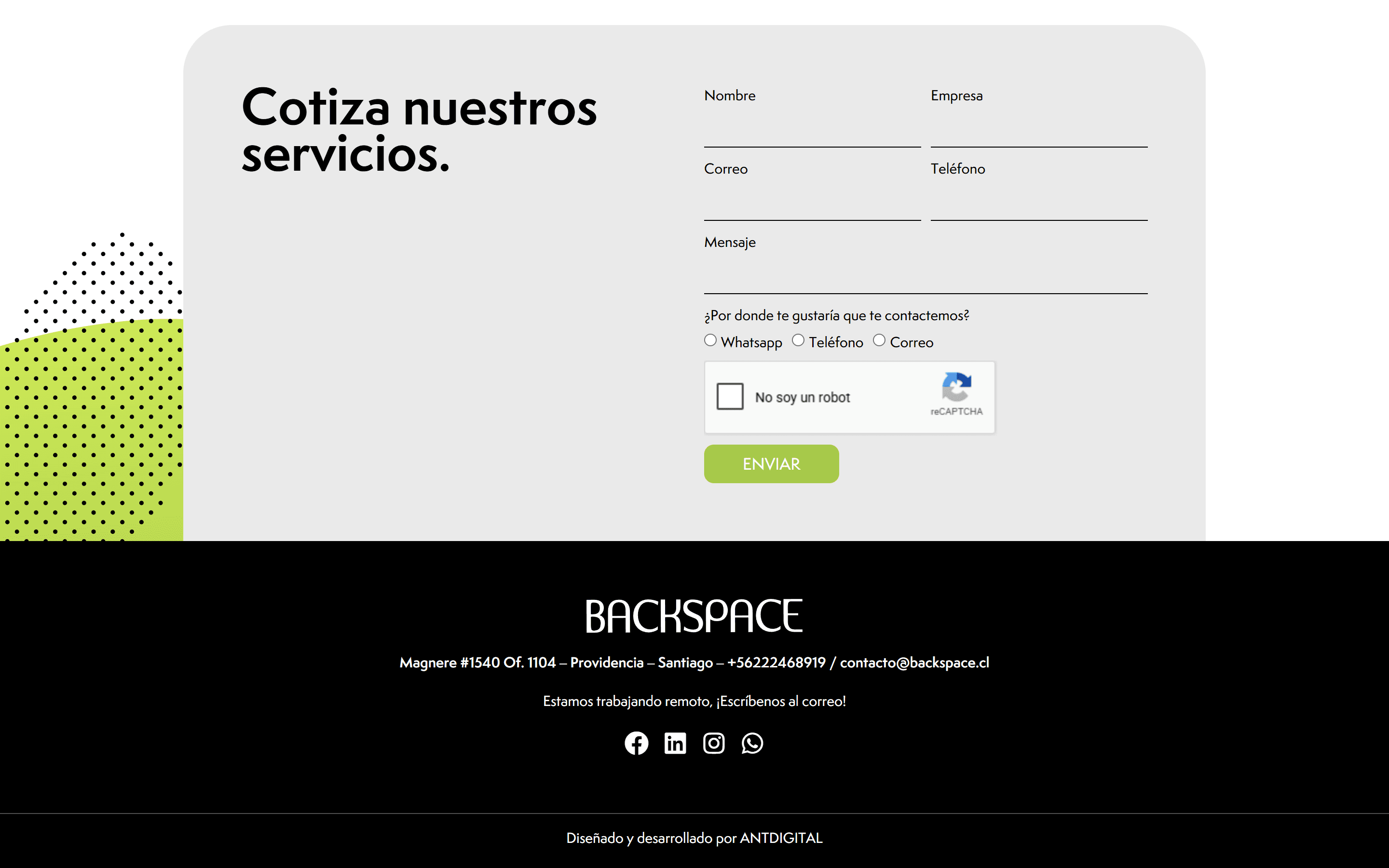 Antes del rediseño