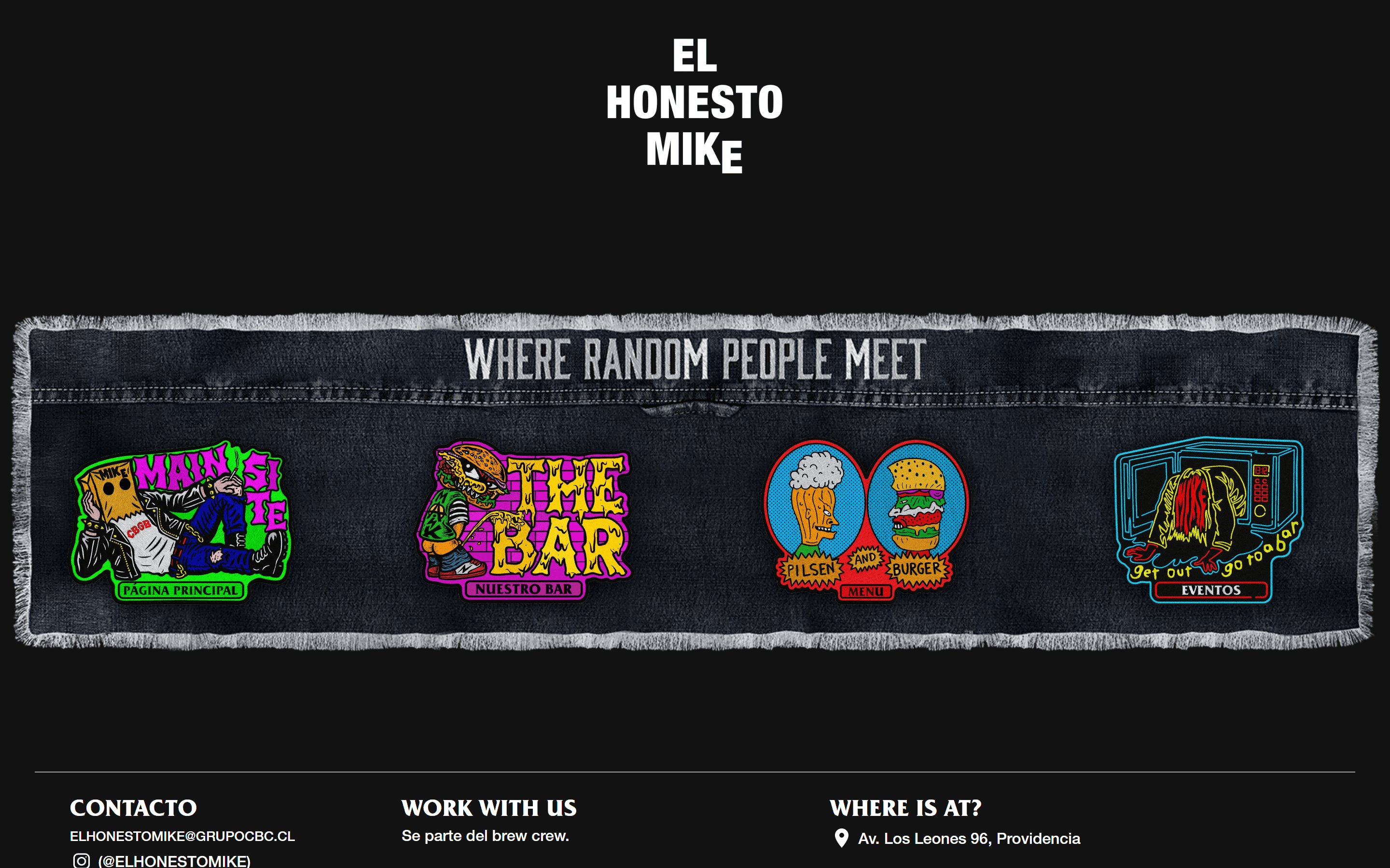 Sitio web de El Honesto Mike